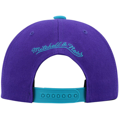 Mitchell & Ness Men's NBA Charlotte Hornets Sharktooth Snapback