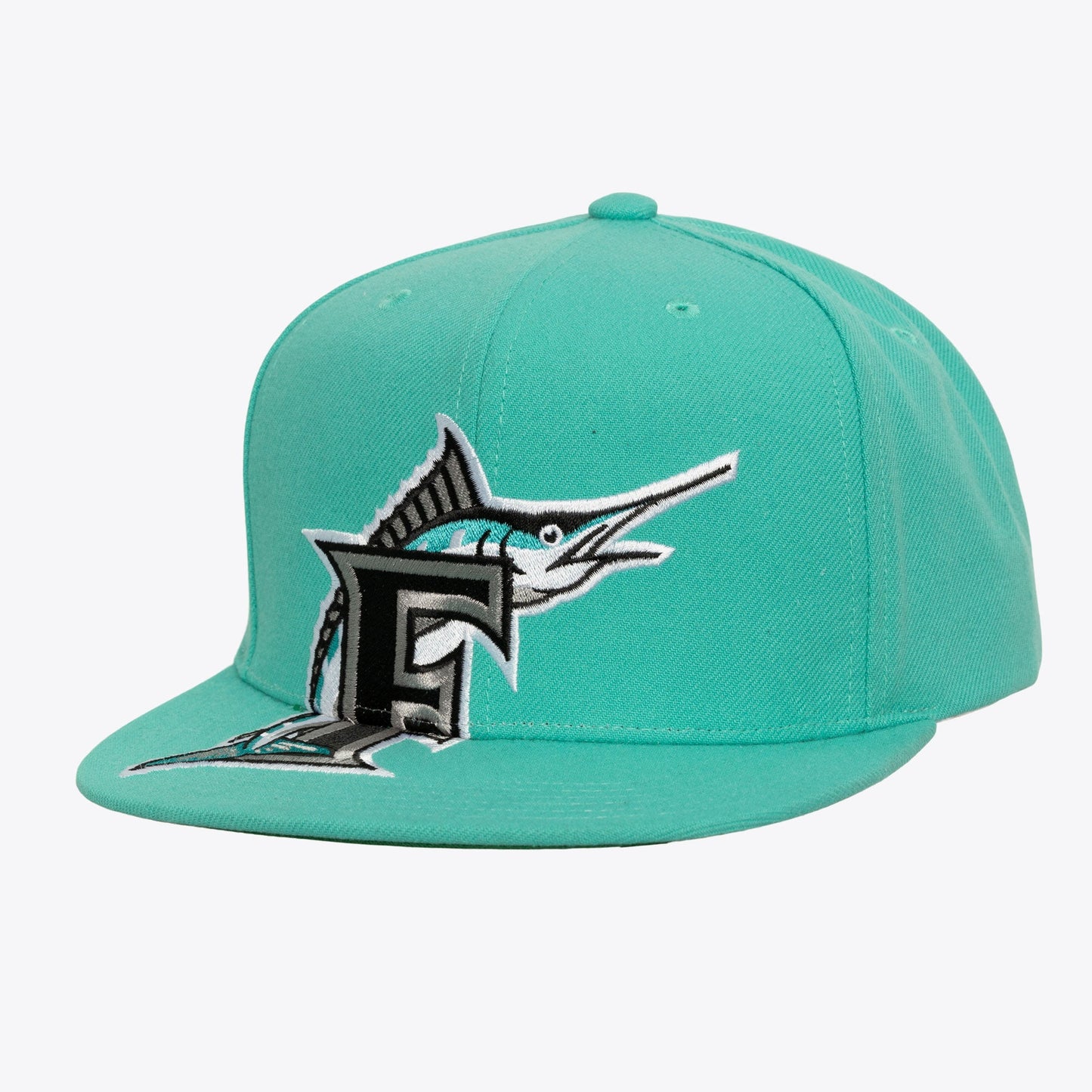 Mitchell & Ness Men's MLB Xl Logo Snapback Coop Marlins Snapback Caps