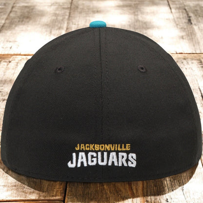 New Era Men's NFL Jacksonville Jaguars 3930 Stretch Fit Black/Teal