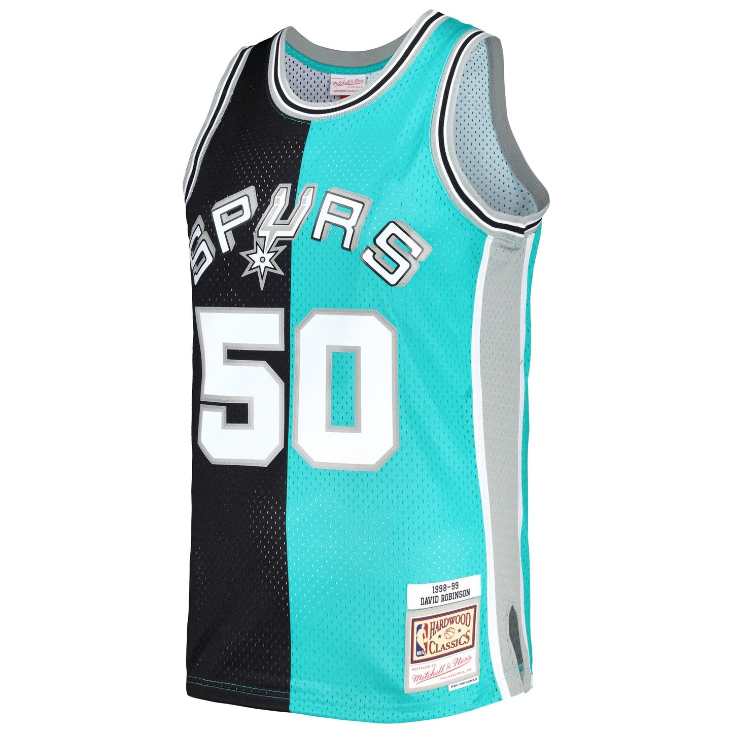 Mitchell & Ness NBA Split Swingman Jersey San Antonio Spurs 1998 David Robinson