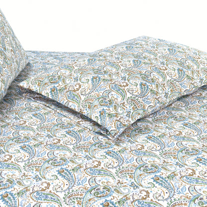 Elegant Comfort 6-Piece Paisley Printed Pattern - Soft as a Hotel Premium Quality Sheet Set