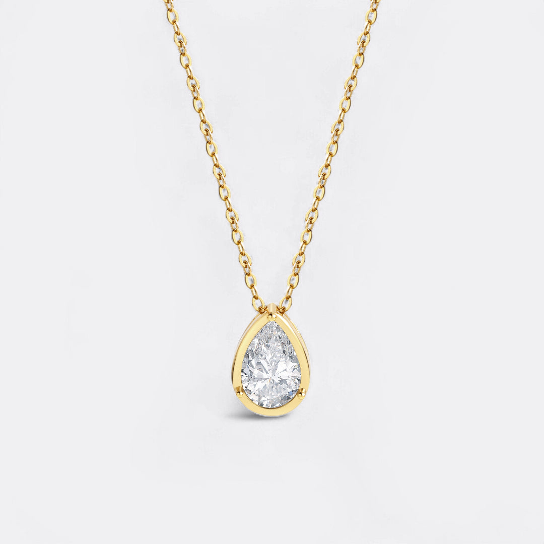Mint & Lily Diamond Teardrop Necklace