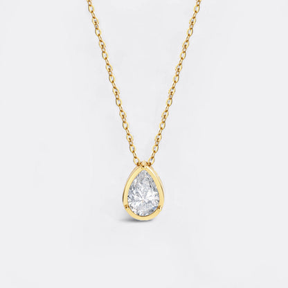 Mint & Lily Diamond Teardrop Necklace