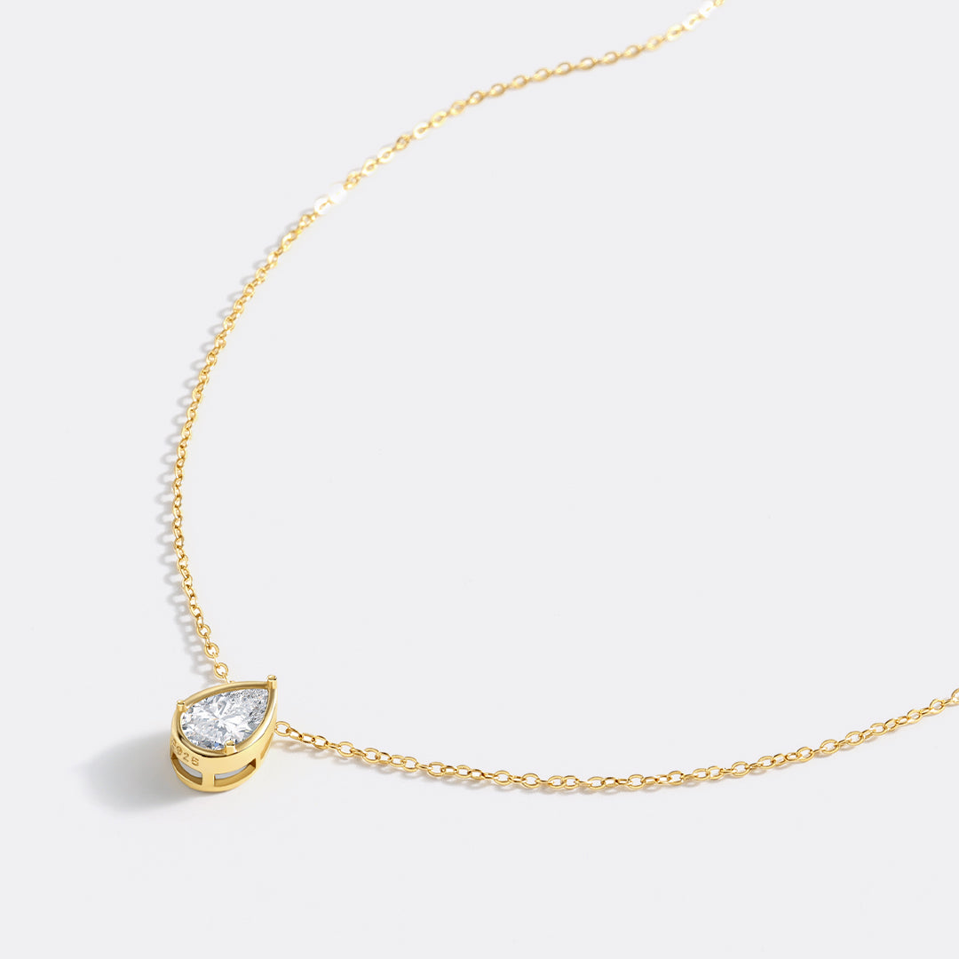 Mint & Lily Diamond Teardrop Necklace