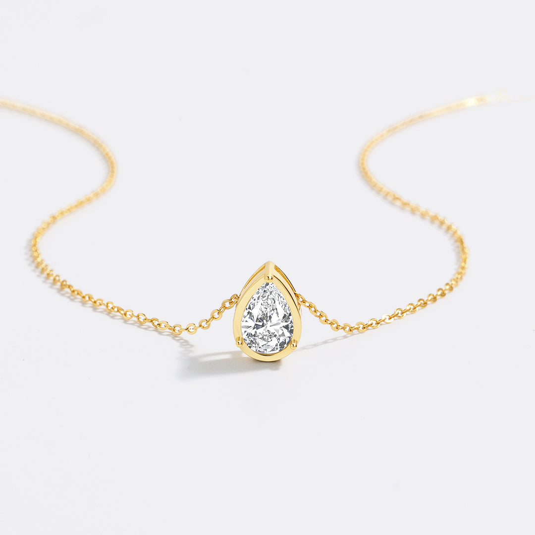 Mint & Lily Diamond Teardrop Necklace
