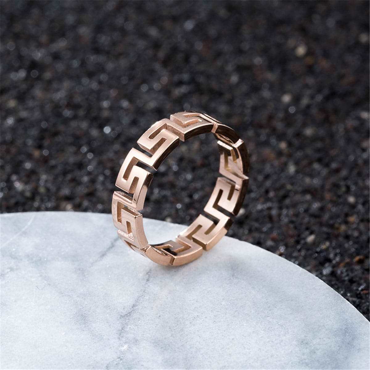 Rose Goldtone Great Wall Band