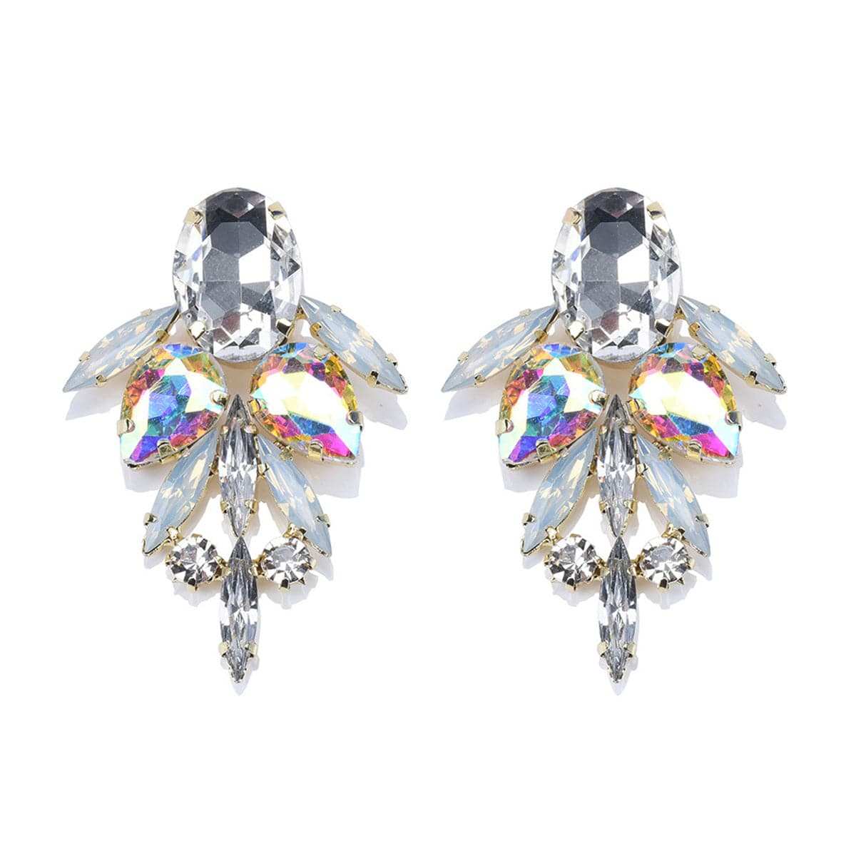 Crystal & Cubic Zirconia Drop Earrings