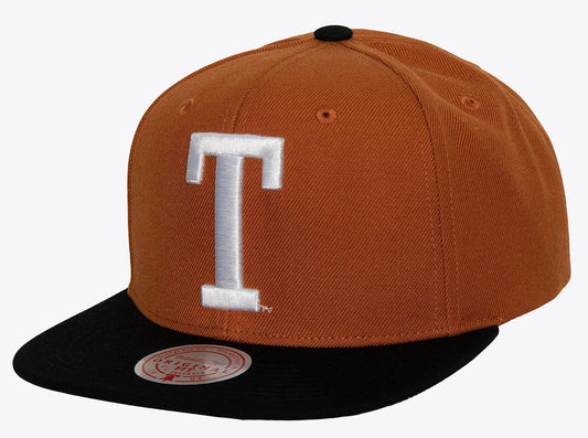 Mitchell & Ness Men's Ncaa Team 2 Tone 2 Snapback Austin Snapback Caps