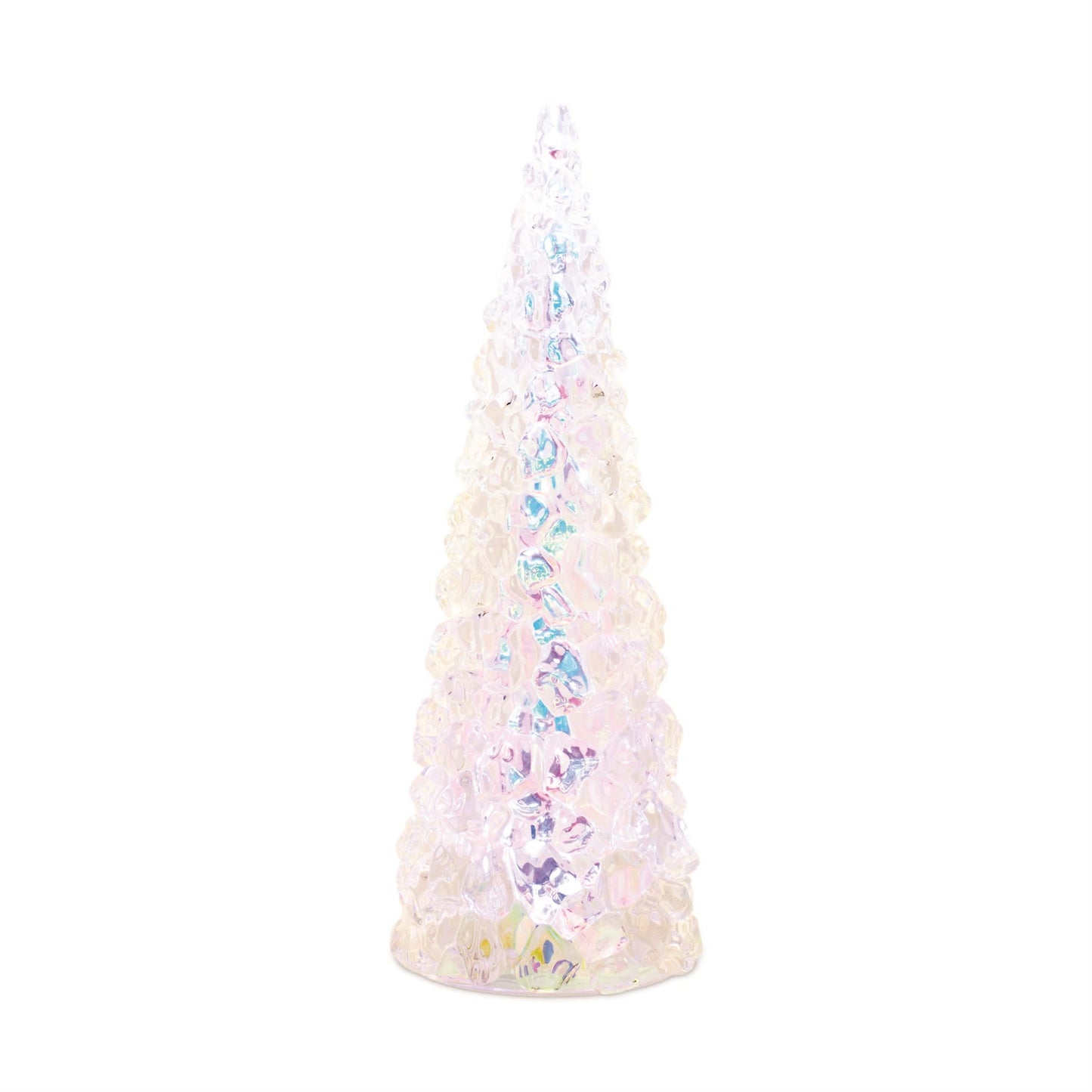Melrose International Iridescent LED Pine Tree 13.5"H