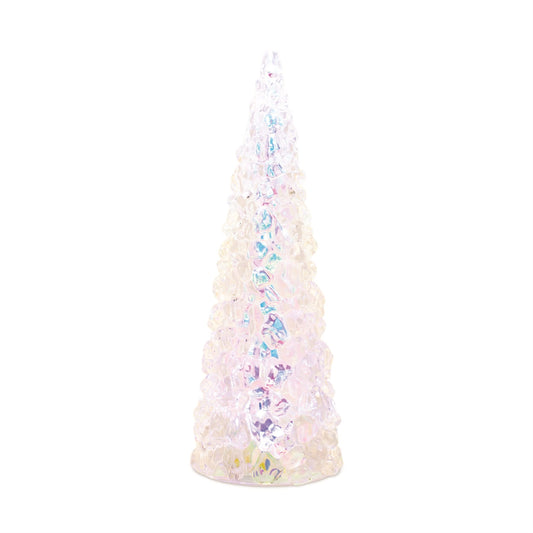 Melrose International Iridescent LED Pine Tree 13.5"H