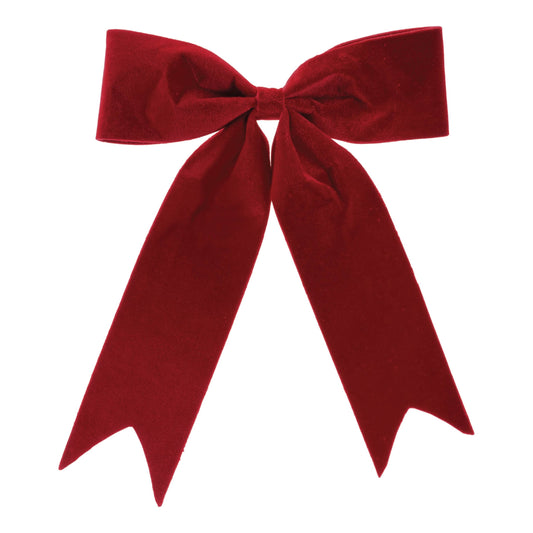 Melrose International Red Holiday Bow (Set of 2)