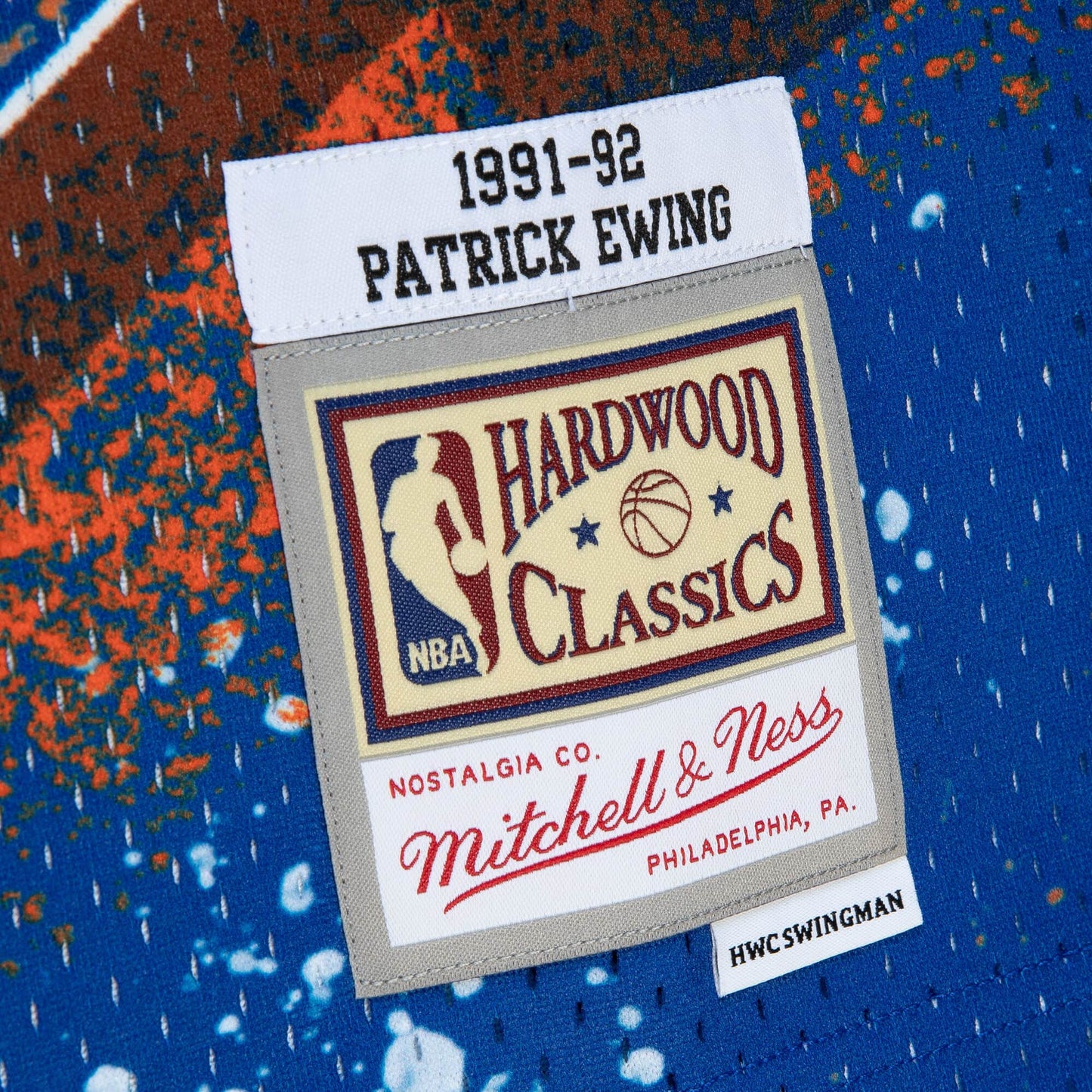 Mitchell & Ness Men's NBA Hyper Hoops Swingman Jersey - Knicks 1991 Patrick Ewing