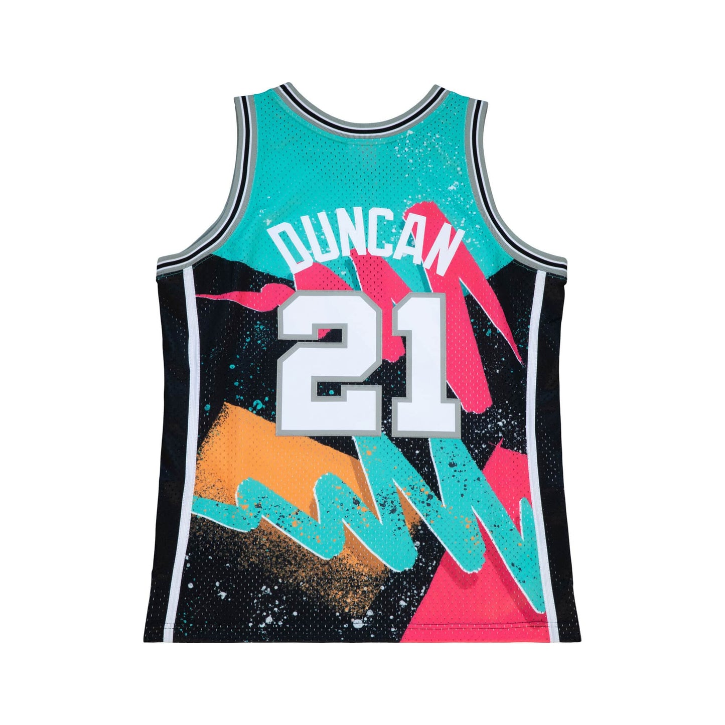 Mitchell & Ness Men's NBA Hyper Hoops Swingman Jersey - Spurs 1998 Tim Duncan