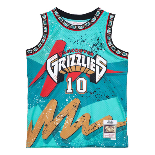 Mitchell & Ness Men's NBA Hyper Hoops Swingman Jersey - Grizzlies 1998 Mike Bibby
