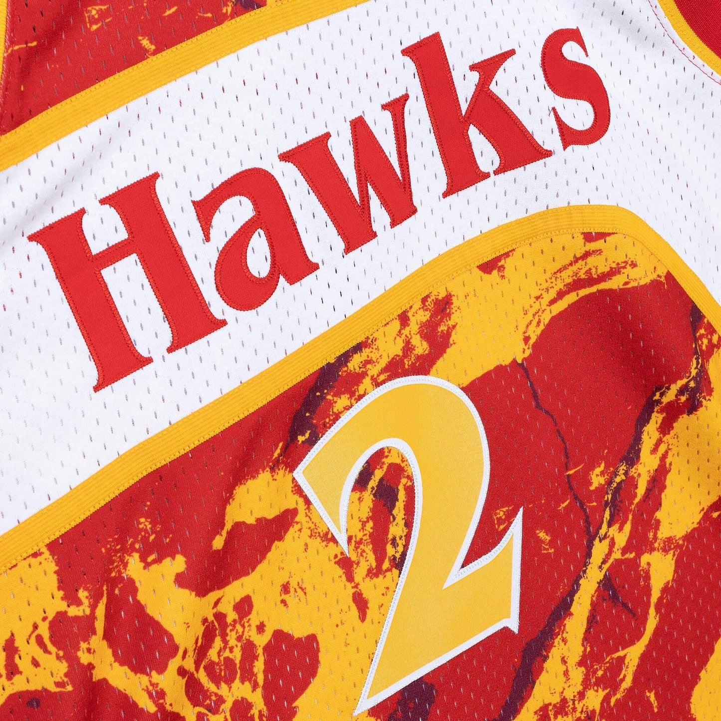 Mitchell & Ness NBA Team Marble Swingman Jersey Atlanta Hawks 1991 Stacey Augmon