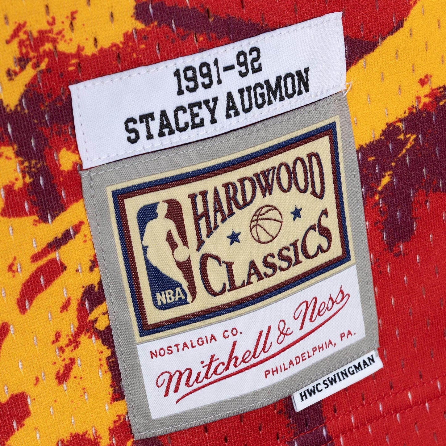 Mitchell & Ness NBA Team Marble Swingman Jersey Atlanta Hawks 1991 Stacey Augmon