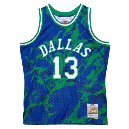 Mitchell & Ness NBA Team Marble Swingman Jersey Dallas Mavericks 1998 Steve Nash