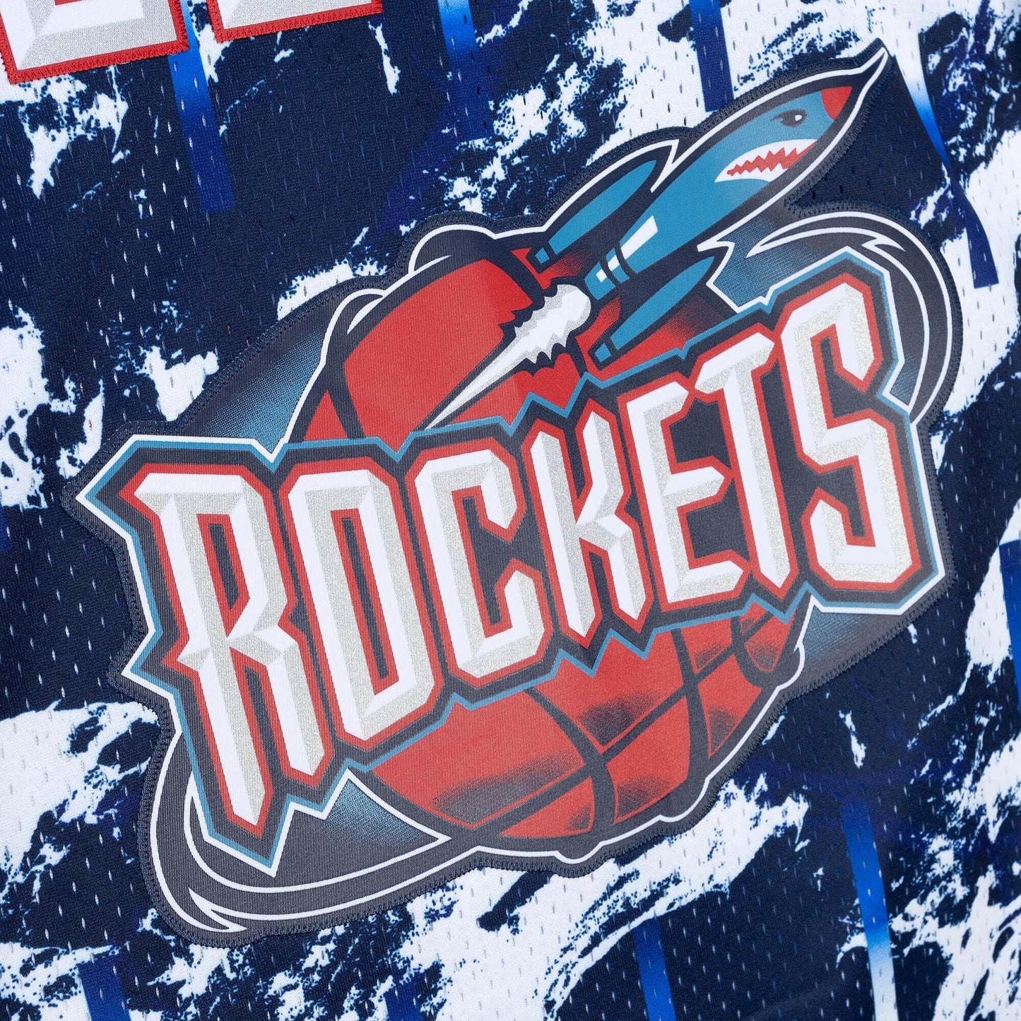 Mitchell & Ness NBA Marble Swingman Jersey Houston Rockets 1996 Clyde Drexler