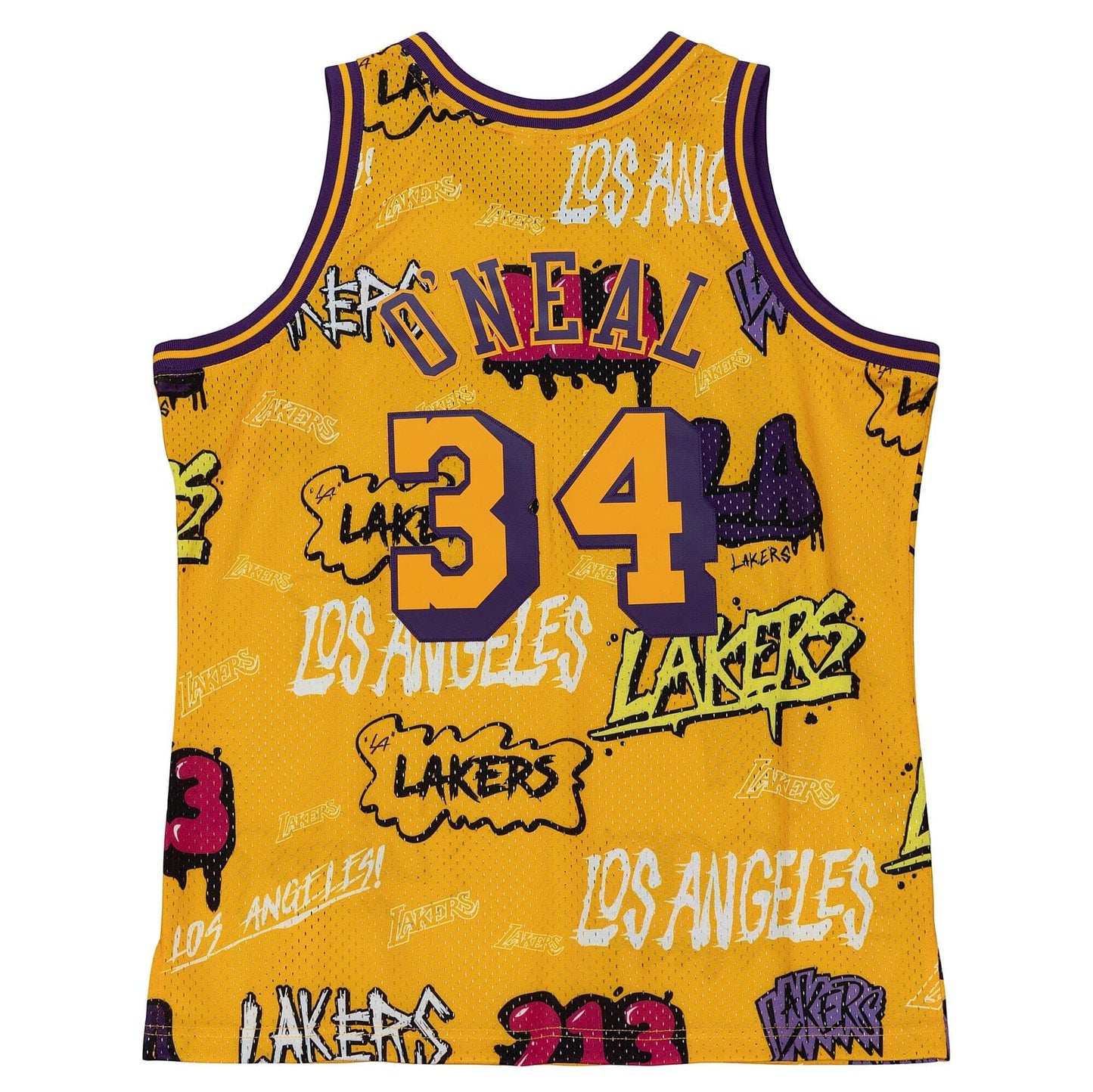 Mitchell & Ness NBA Slap Sticker Swingman Jersey La Lakers 1996 Shaquille O'Neal