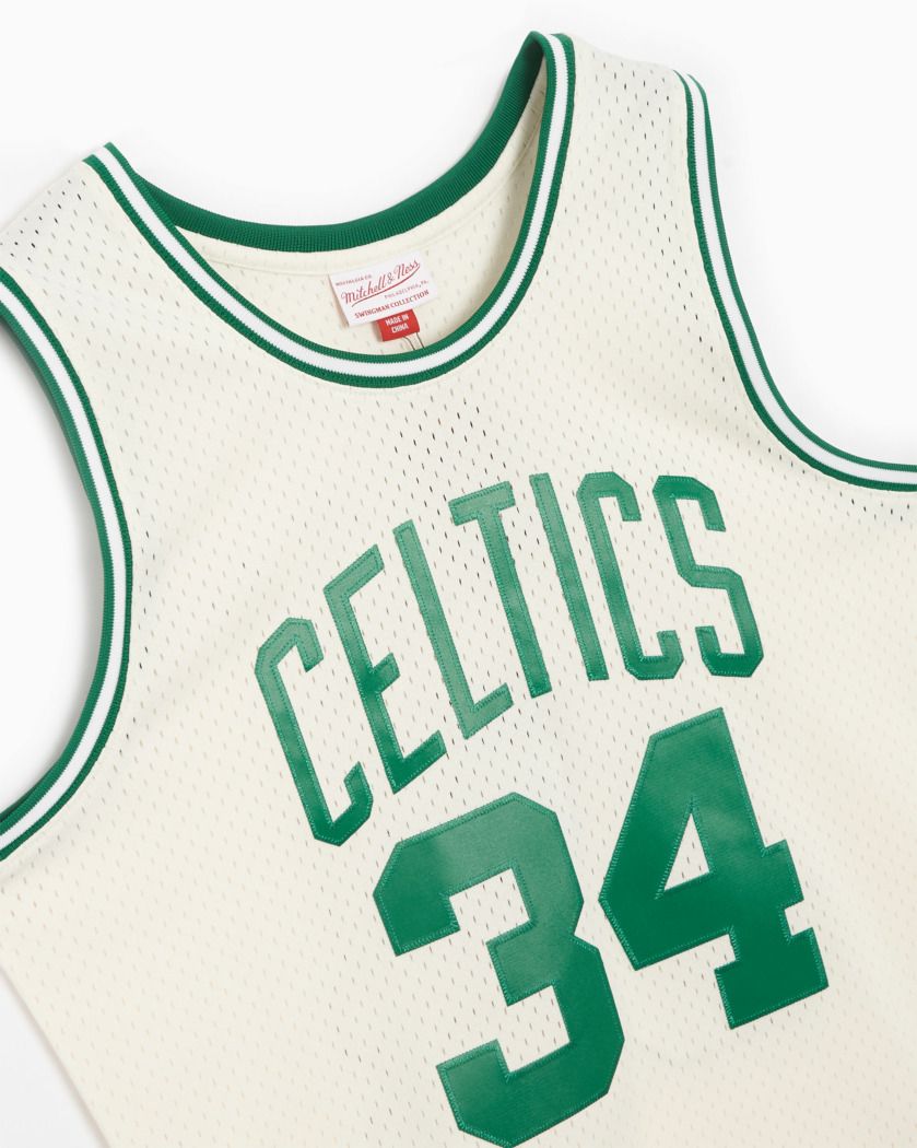 Mitchell & Ness Men's Cream Team Color Swingman Jersey Celtics 2007 Paul Pierce Jerseys
