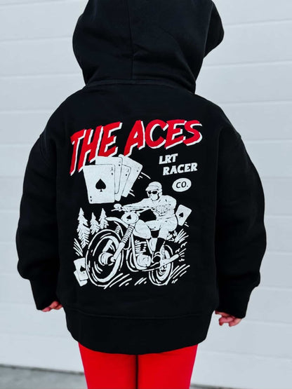 The Aces Hoodie - Recycled Black