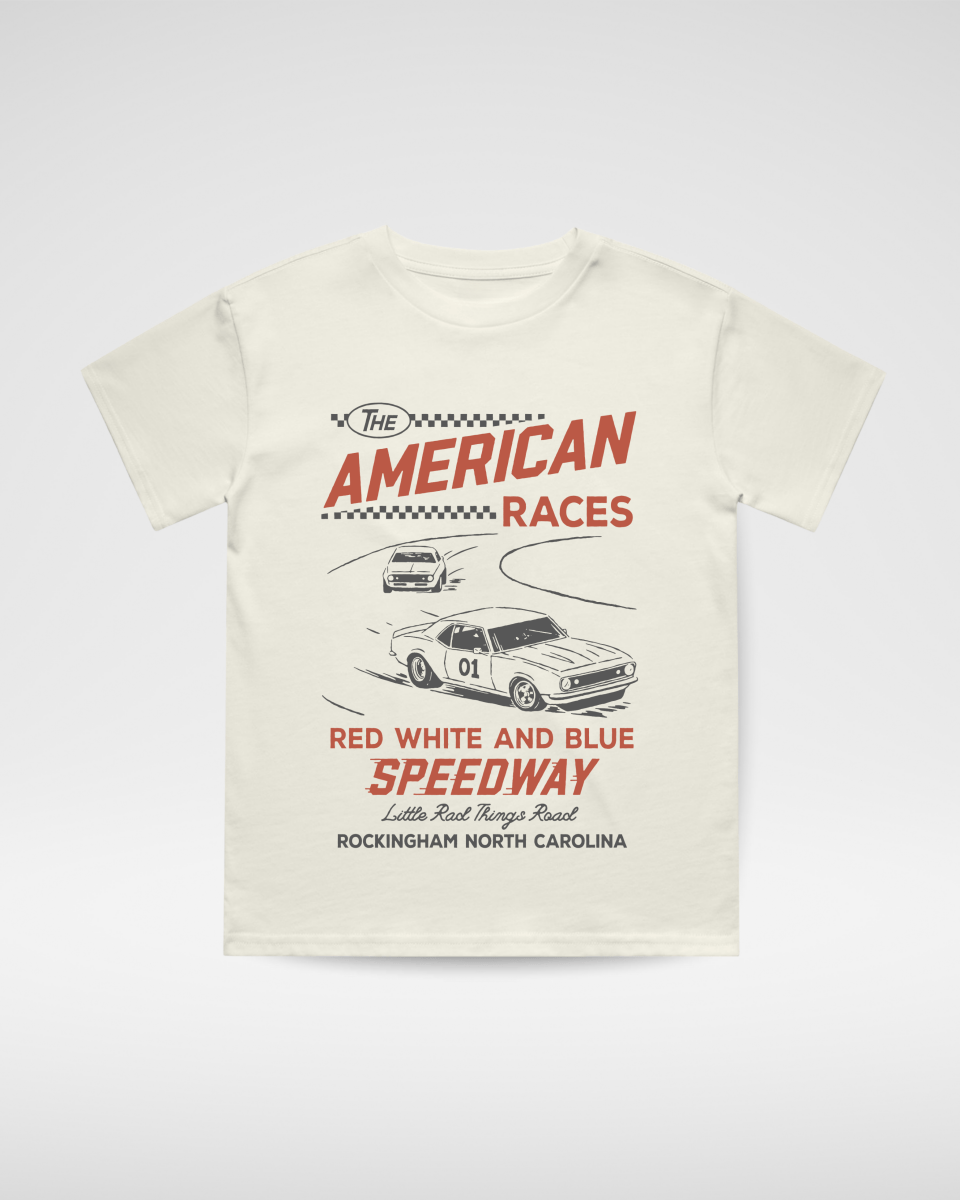 The All American Races Tee - Cream