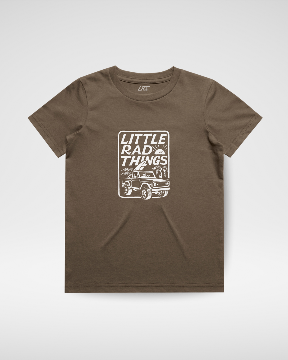 The Bronco Little Rad Things Tee - Brown