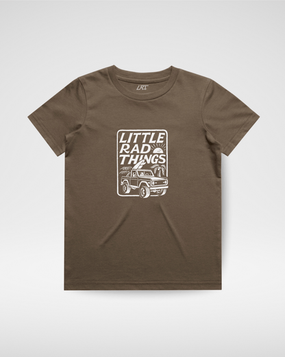 The Bronco Little Rad Things Tee - Brown