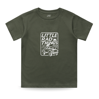 The Bronco Little Rad Things Tee - Olive