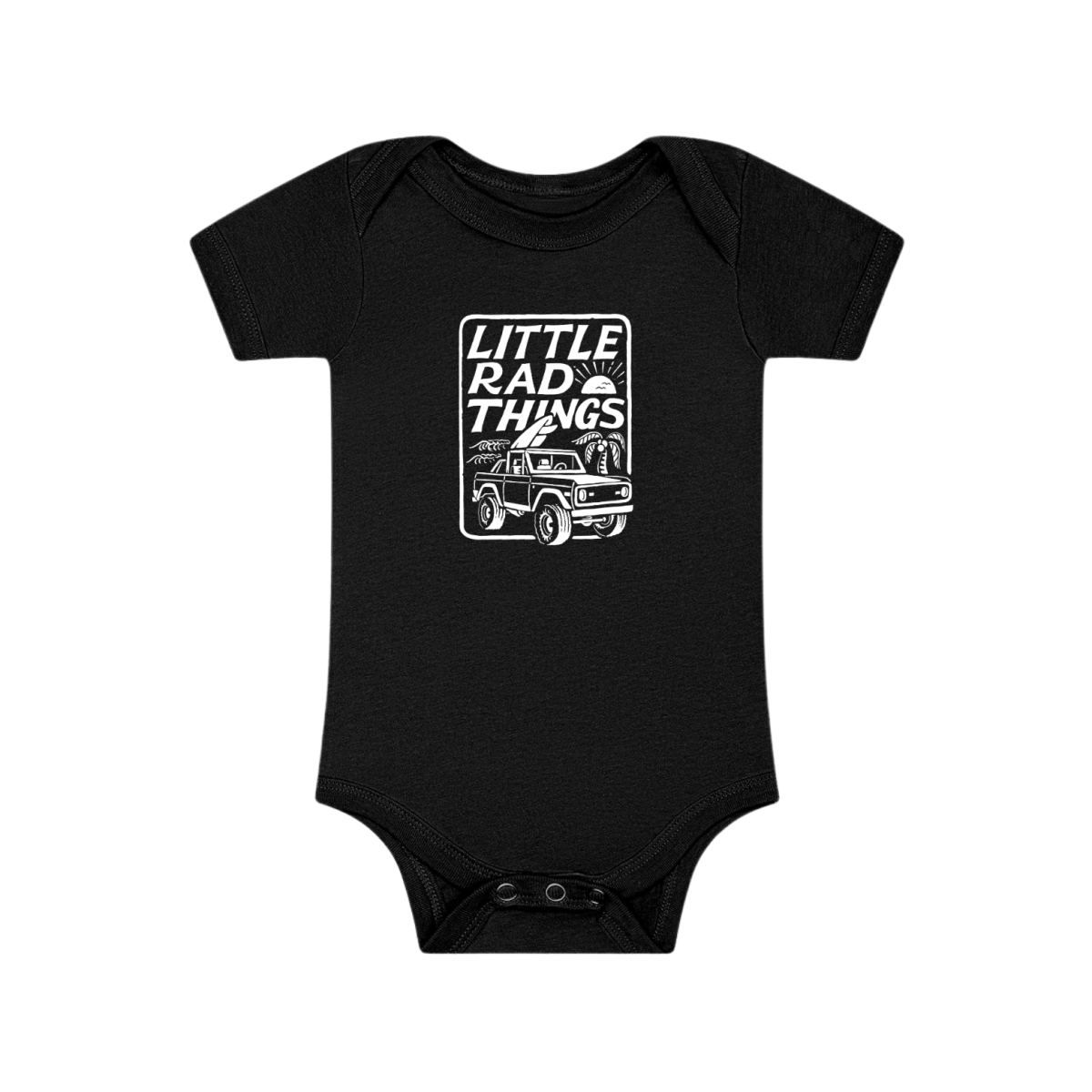 The Bronco Lrt Onesie - Black