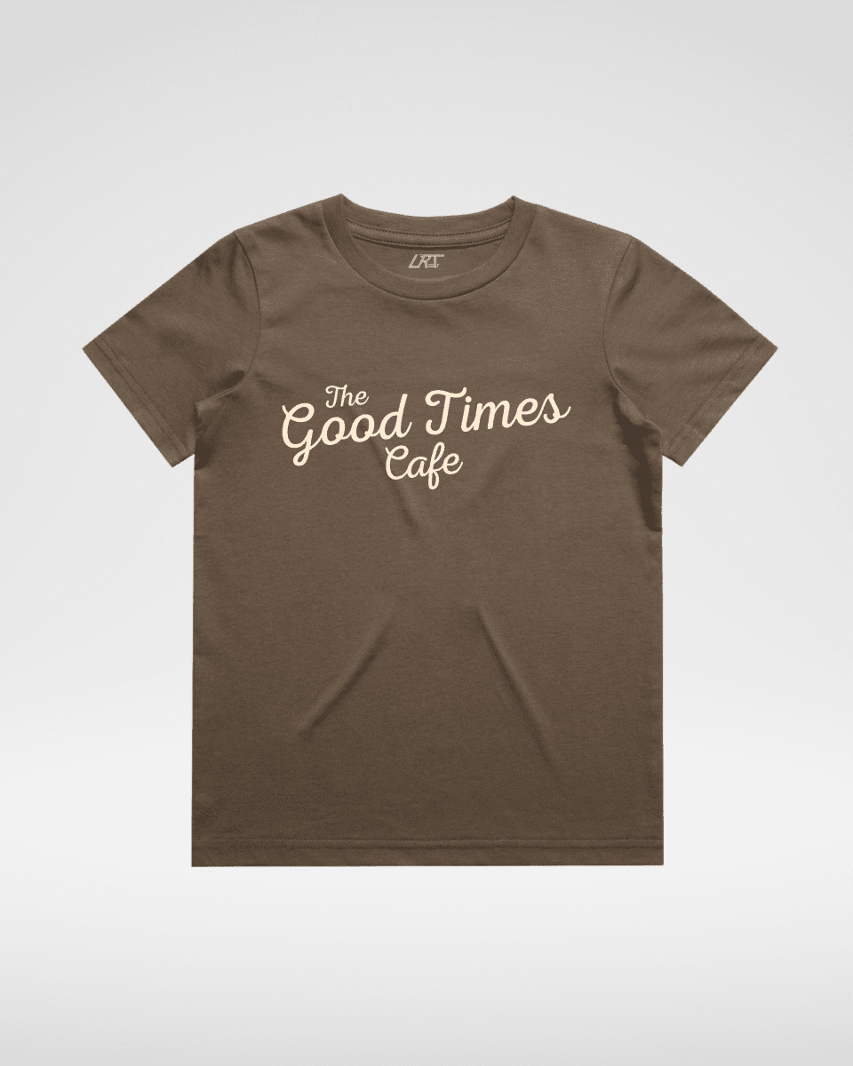 The Good Times Cafe Tee - Brown