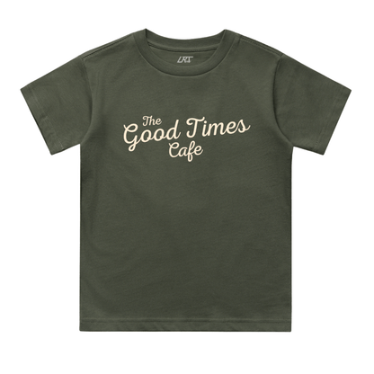 The Good Times Cafe Tee - Olive