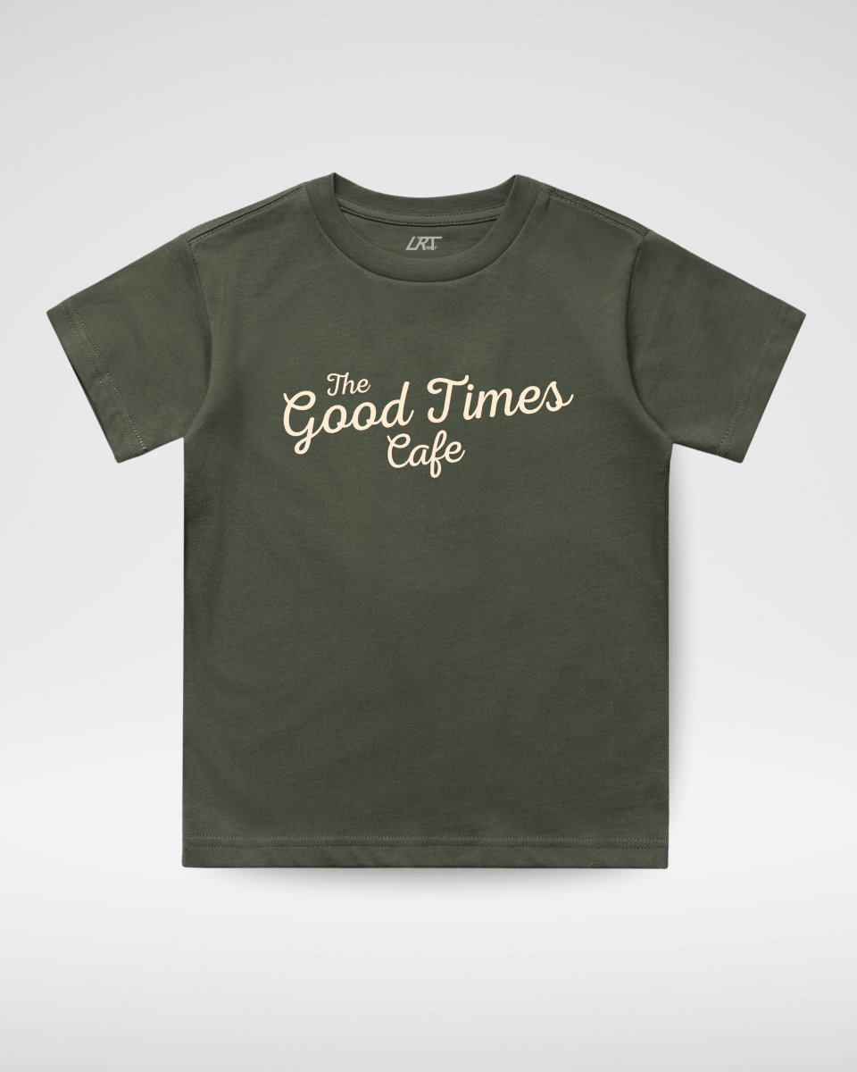 The Good Times Cafe Tee - Olive