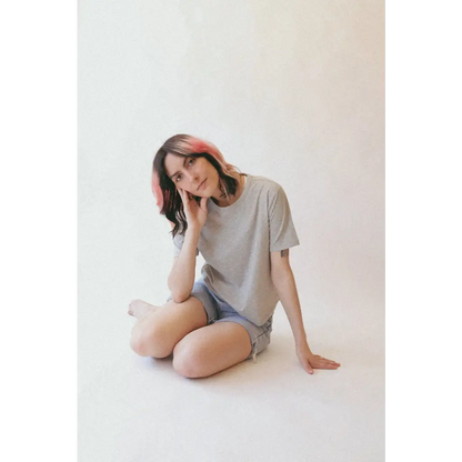 The Mom Crop in Gray