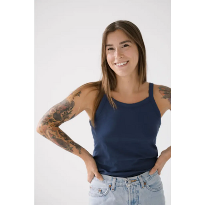 The Mom Tank in Navy