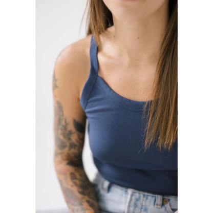 The Mom Tank in Navy