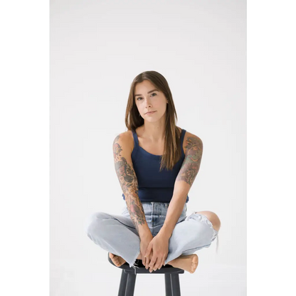 The Mom Tank in Navy