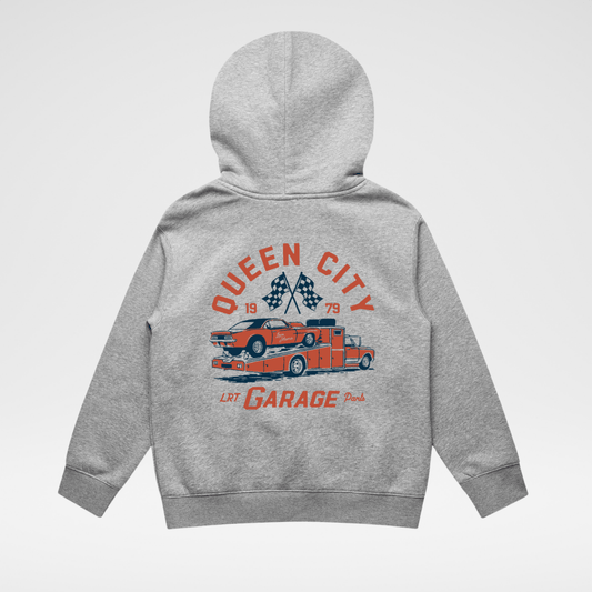 The Queen City Hoodie - Recycled Heather Gray