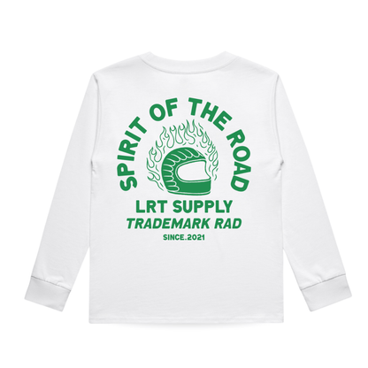 The Spirit Rider Long Sleeve Tee - White