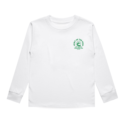 The Spirit Rider Long Sleeve Tee - White