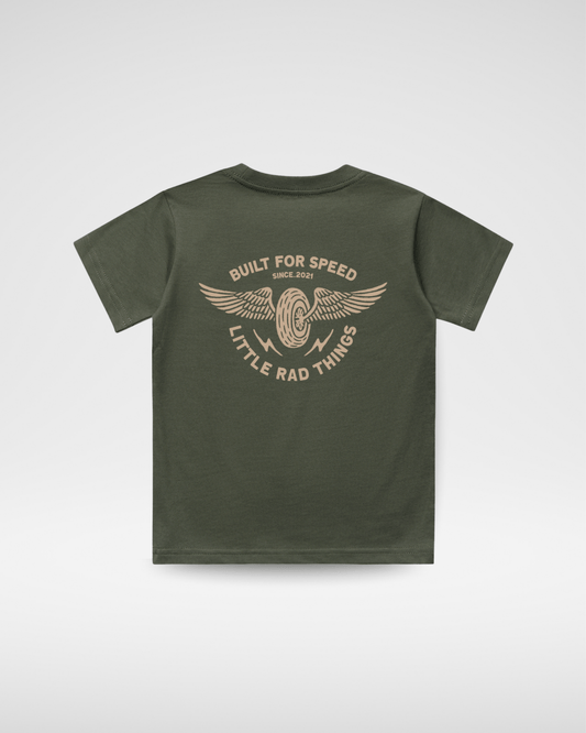The Winged Mechanic Tee - Cypress