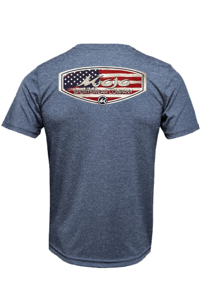 Men's SoWAL Sun Jersey Patriot Crest Short Sleeve