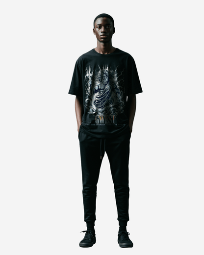 G West Thunderous Men's Oversized T-Shirt