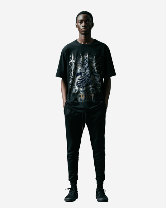 G West Thunderous Men's Oversized T-Shirt
