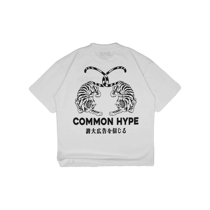 Common Hype Tiger Tee White