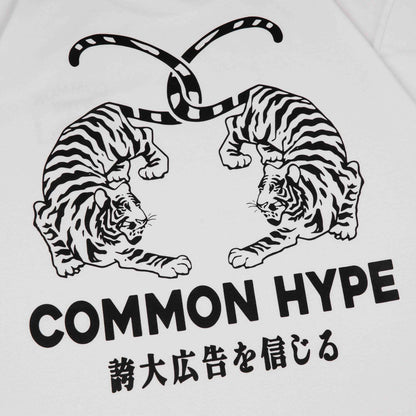 Common Hype Tiger Tee White