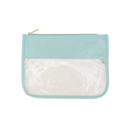 Bailey Clear Pouch | Includes up to 5 Patches - Blue