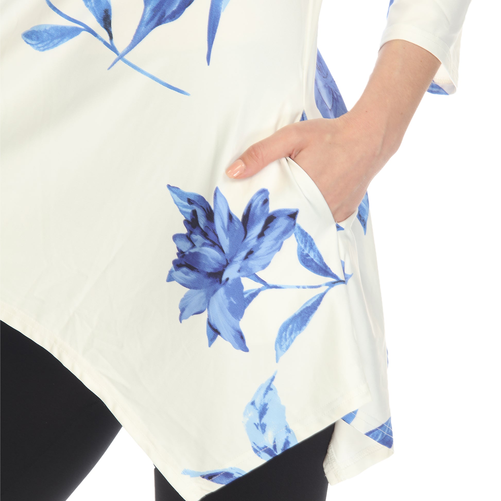 White Blue-