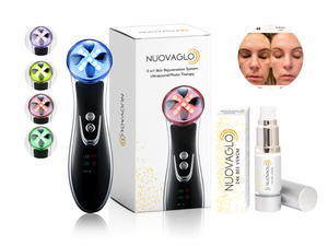NUOVAGLO™ Radiance Renewal Duo: Anti-Aging Device + 24K Bee Venom Serum