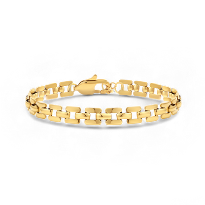 Mint & Lily Timepiece Link Chain Bracelet